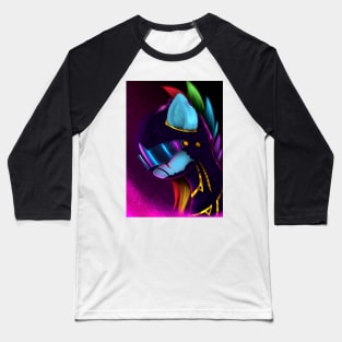 Rainbow Dash Synthwave Baseball T-Shirt